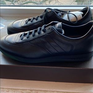 Gucci Black W New Mens Leather/Nylon Lace-up